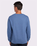 JERZEES 562MR, 371 Unisex Nublend Crewneck Sweatshirt, Vintage Heather Blue