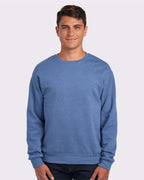 JERZEES 562MR, 371 Unisex Nublend Crewneck Sweatshirt, Vintage Heather Blue