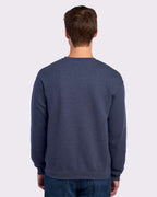 JERZEES 562MR, 371 Unisex Nublend Crewneck Sweatshirt, Vintage Heather Navy