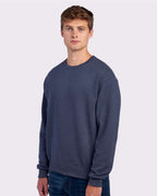 JERZEES 562MR, 371 Unisex Nublend Crewneck Sweatshirt, Vintage Heather Navy