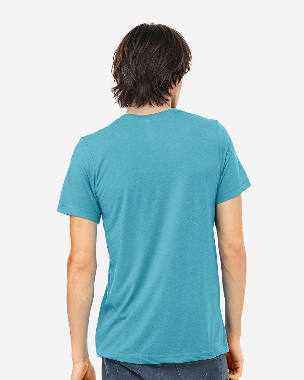 BELLA + CANVAS 3413, T-Shirts - Premium, Aqua Triblend