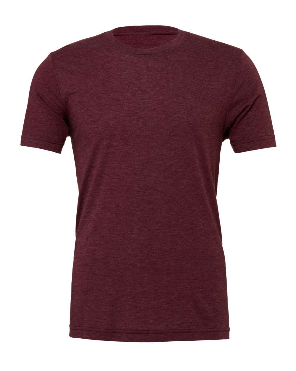 BELLA + CANVAS 3413, T-Shirts - Premium, Maroon Triblend