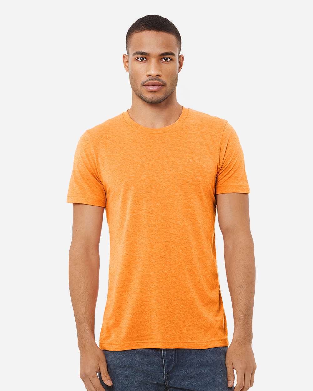 BELLA + CANVAS 3413, T-Shirts - Premium, Orange Triblend