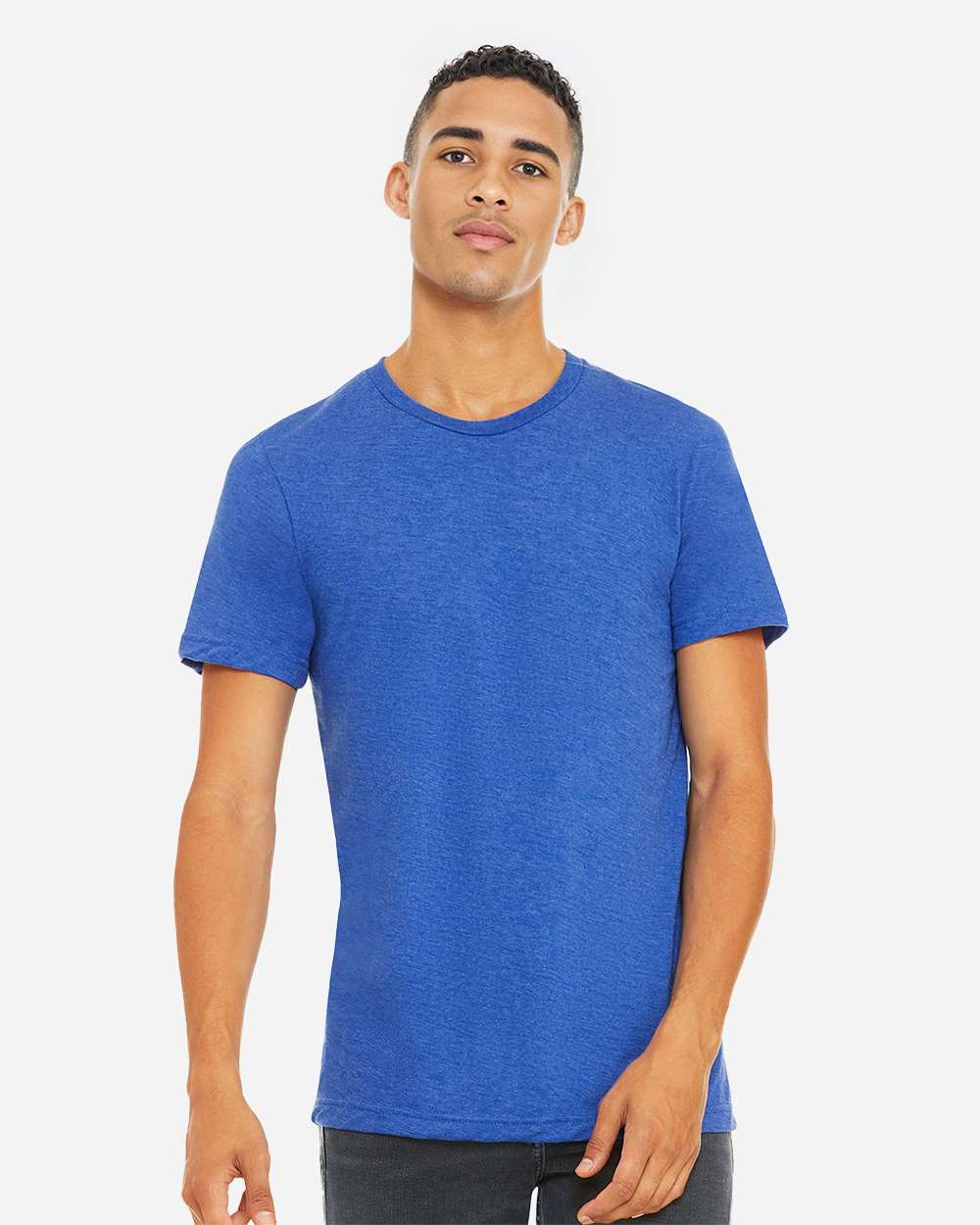 BELLA + CANVAS 3413, T-Shirts - Premium, True Royal Triblend