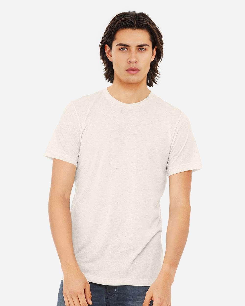 BELLA + CANVAS 3413, T-Shirts - Premium, Oatmeal Triblend