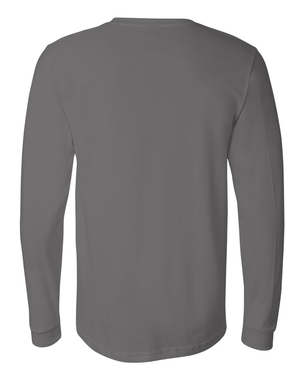 BELLA + CANVAS 3501, T-Shirts - Long Sleeve, Asphalt