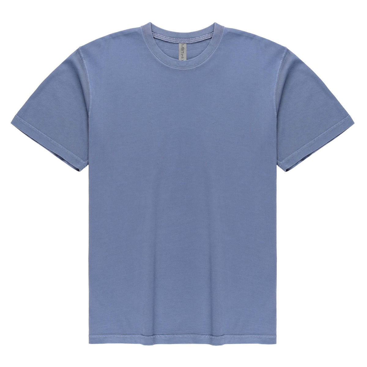 Milltex Sportswear 400, Unisex Mid Weight Short Sleeve Pigment Dyed Tee, Blue Jeans