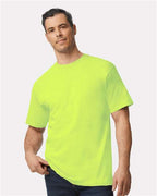 Gildan 2000T, Men's Tall Ultra Cotton T-shirt, Safety Green