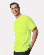Gildan 2000T, Men's Tall Ultra Cotton T-shirt, Safety Green