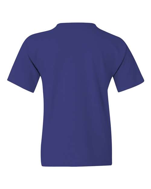 Gildan 5000B, Youth Heavy Cotton T-shirt, Cobalt