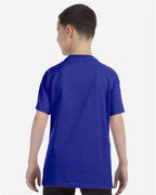 Gildan 5000B, Youth Heavy Cotton T-shirt, Cobalt