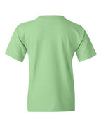 Gildan 5000B, Youth Heavy Cotton T-shirt, Mint Green