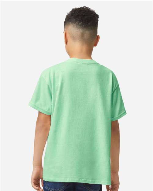 Gildan 543, 5000b Youth Heavy Cotton T-shirt, Mint Green
