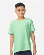 Gildan 5000B, Youth Heavy Cotton T-shirt, Mint Green