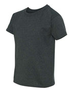 Gildan 5000B, Youth Heavy Cotton T-shirt, Dark Heather