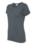 Gildan 5000L, Women's Heavy Cotton T-shirt, Dark Heather