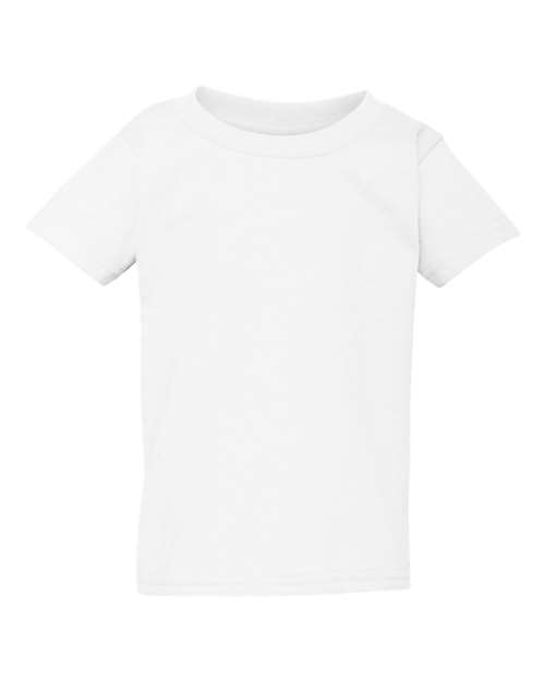 Gildan 3174, 5100p Toddler Heavy Cotton T-shirt, White