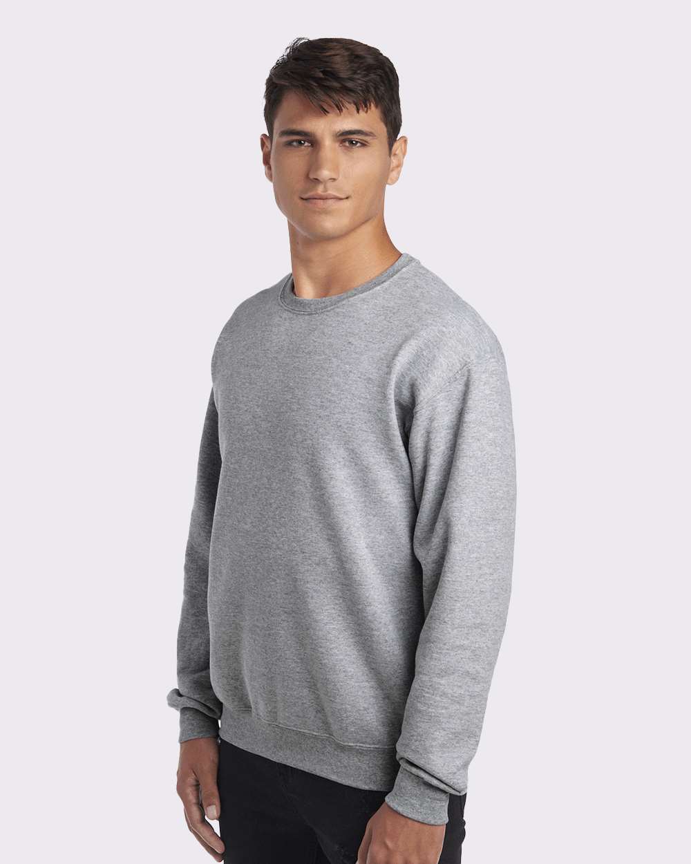 JERZEES 562MR, 371 Unisex Nublend Crewneck Sweatshirt, Athletic Heather