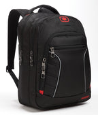 OGIO 411063, Colton Backpack. 24.6l, Black/Red/Silver