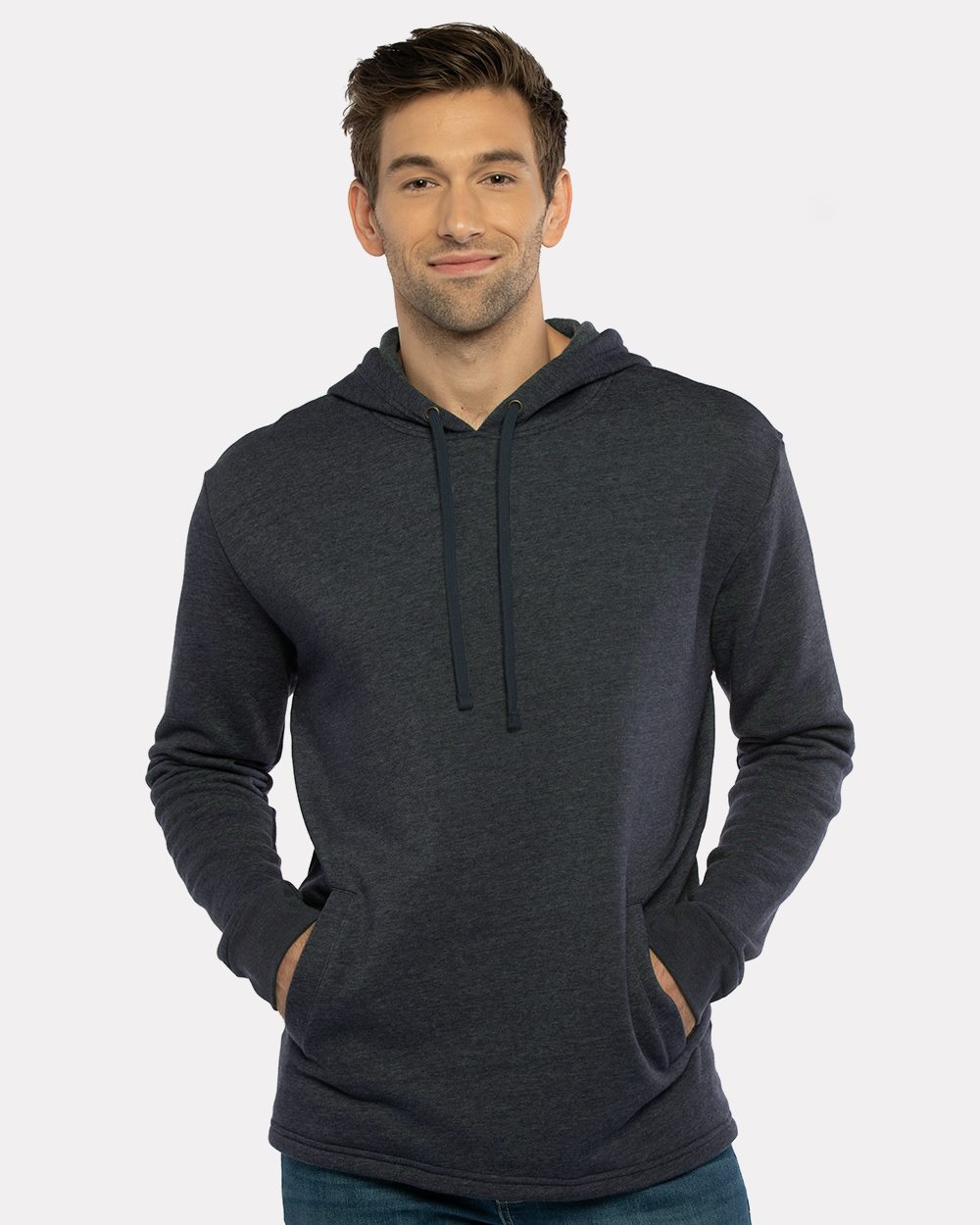 Next Level 4169, 9300, Heather Black