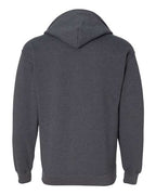 Gildan 415, 18600 Unisex Heavy Blend Full-zip Hooded Sweatshirt, Dark Heather