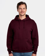 JERZEES 422, 4997mr Unisex Super Sweats Nublend Hooded Sweatshirt, Black