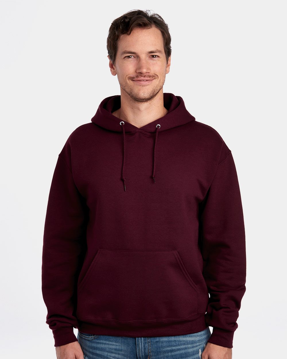 JERZEES 422, 4997mr Unisex Super Sweats Nublend Hooded Sweatshirt, Black