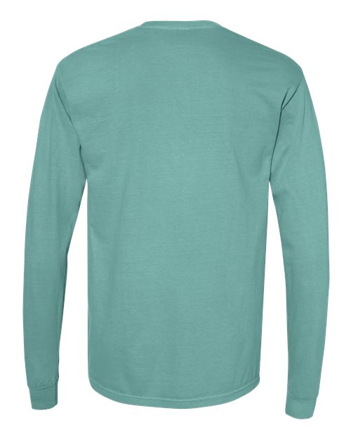 Comfort Colors 6014, Unisex Garment-dyed Heavyweight Long Sleeve T-shirt, Seafoam