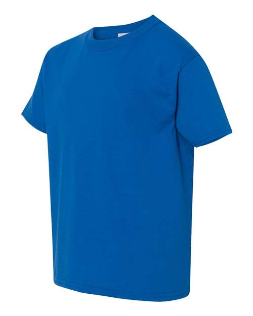 Gildan 543, 5000b Youth Heavy Cotton T-shirt, Neon Blue