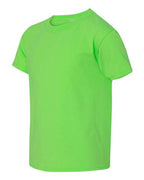 Gildan 5000B, Youth Heavy Cotton T-shirt, Neon Green