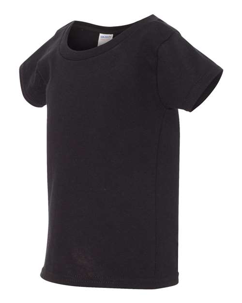 Gildan 3174, 5100p Toddler Heavy Cotton T-shirt, Black