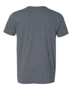 Gildan 64V00, Unisex Softstyle V-neck T-shirt, Dark Heather