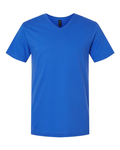Gildan 2116, 64v00 Unisex Softstyle V-neck T-shirt, Royal