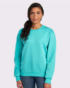 JERZEES 562MR, 371 Unisex Nublend Crewneck Sweatshirt, Scuba Blue