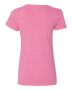 Gildan 3461, 5v00l Women's Heavy Cotton V-neck T-shirt, Azalea
