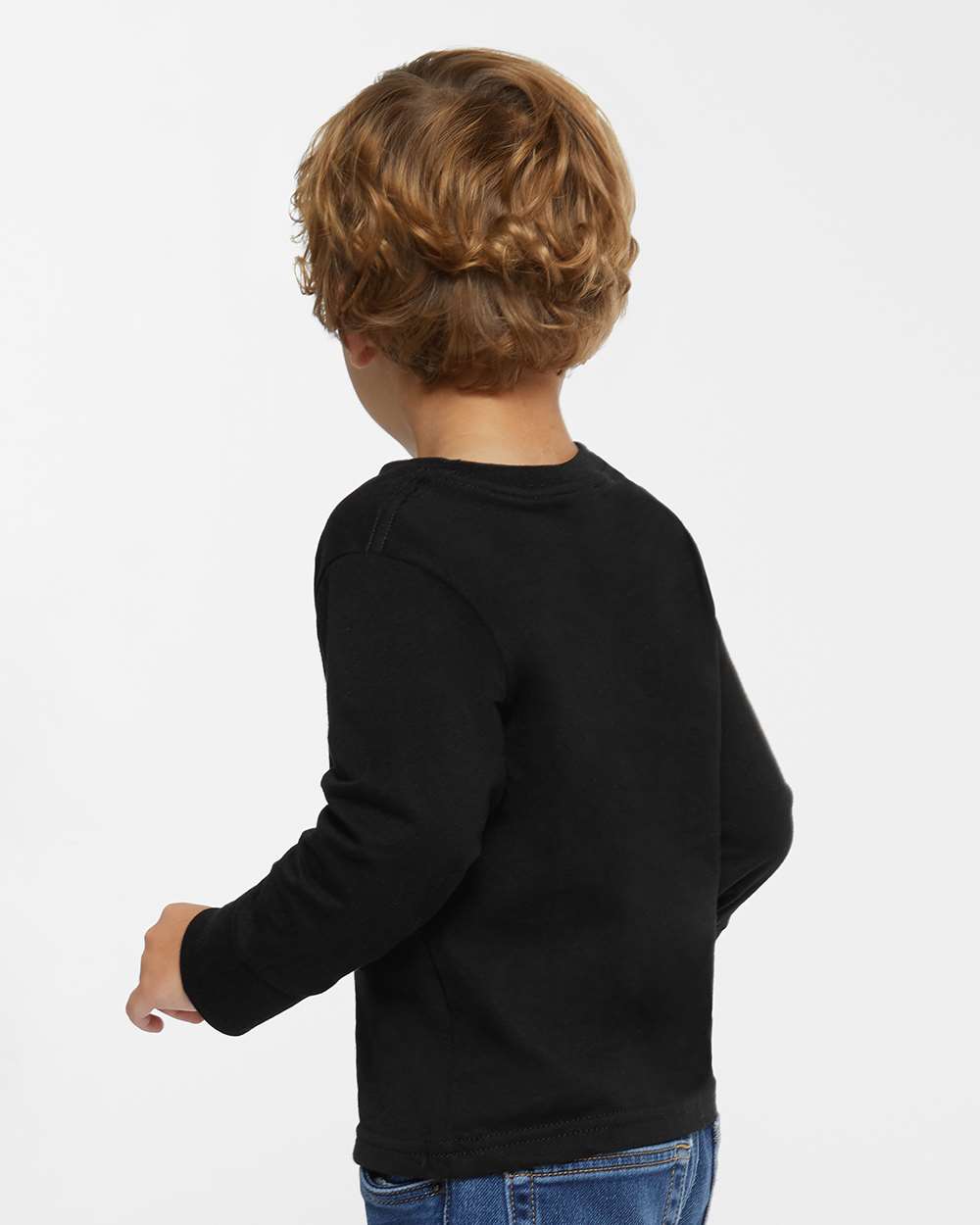 Rabbit Skins 3302, T-Shirts - Long Sleeve, Black