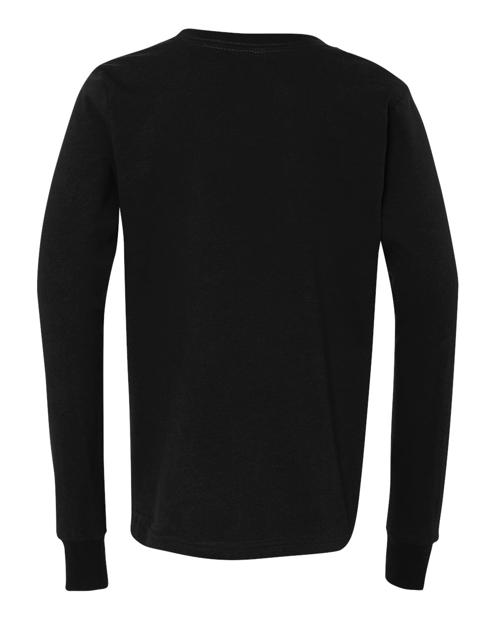 BELLA + CANVAS 3501Y, T-Shirts - Long Sleeve, Black