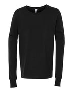 BELLA + CANVAS 3501Y, T-Shirts - Long Sleeve, Black