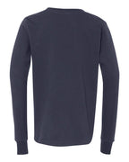 BELLA + CANVAS 3501Y, T-Shirts - Long Sleeve, Navy