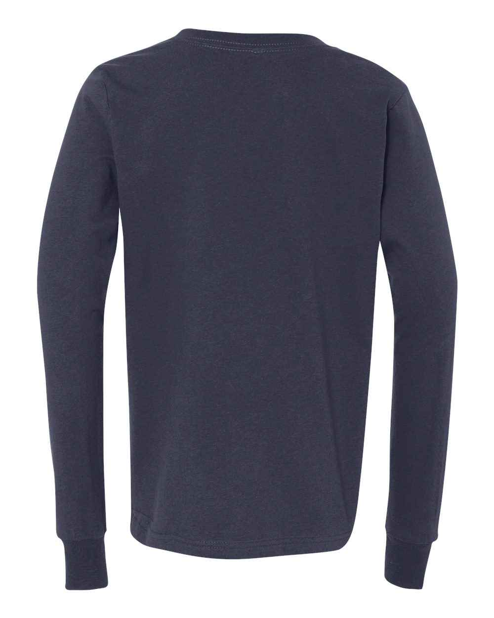 BELLA + CANVAS 3501Y, T-Shirts - Long Sleeve, Navy