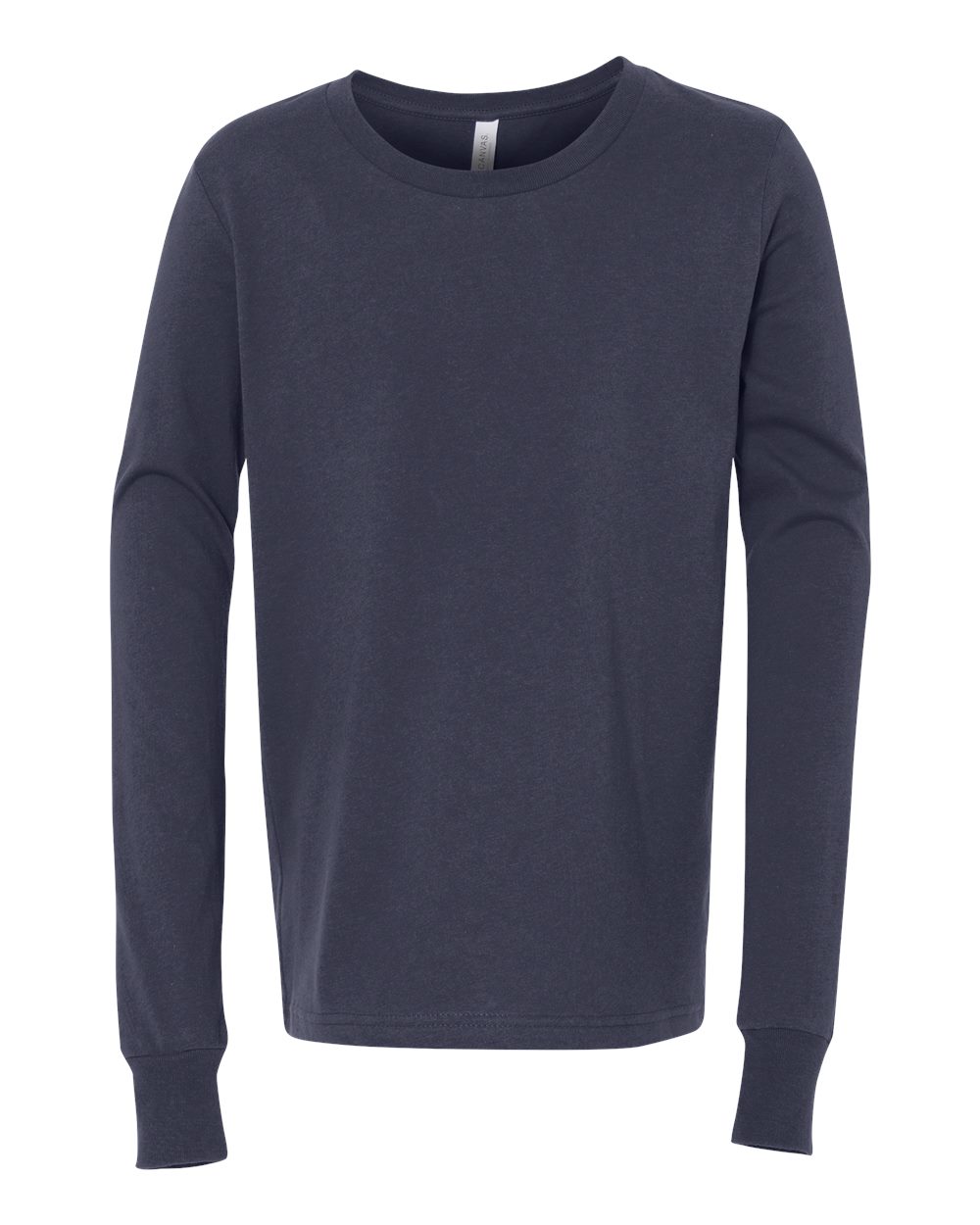 BELLA + CANVAS 3501Y, T-Shirts - Long Sleeve, Navy