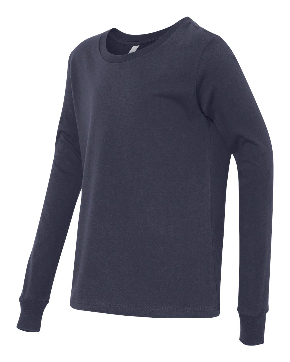 BELLA + CANVAS 3501Y, T-Shirts - Long Sleeve, Navy