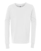 BELLA + CANVAS 3501Y, T-Shirts - Long Sleeve, White