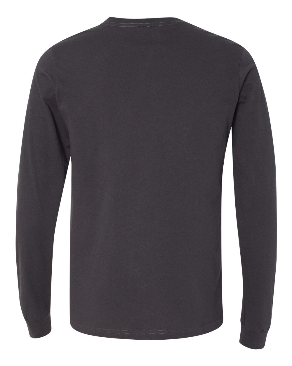 BELLA + CANVAS 3501, T-Shirts - Long Sleeve, Dark Grey
