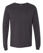 BELLA + CANVAS 3501, T-Shirts - Long Sleeve, Dark Grey