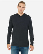 BELLA + CANVAS 3512, T-Shirts - Long Sleeve, Charcoal Black Triblend