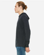 BELLA + CANVAS 3512, T-Shirts - Long Sleeve, Charcoal Black Triblend