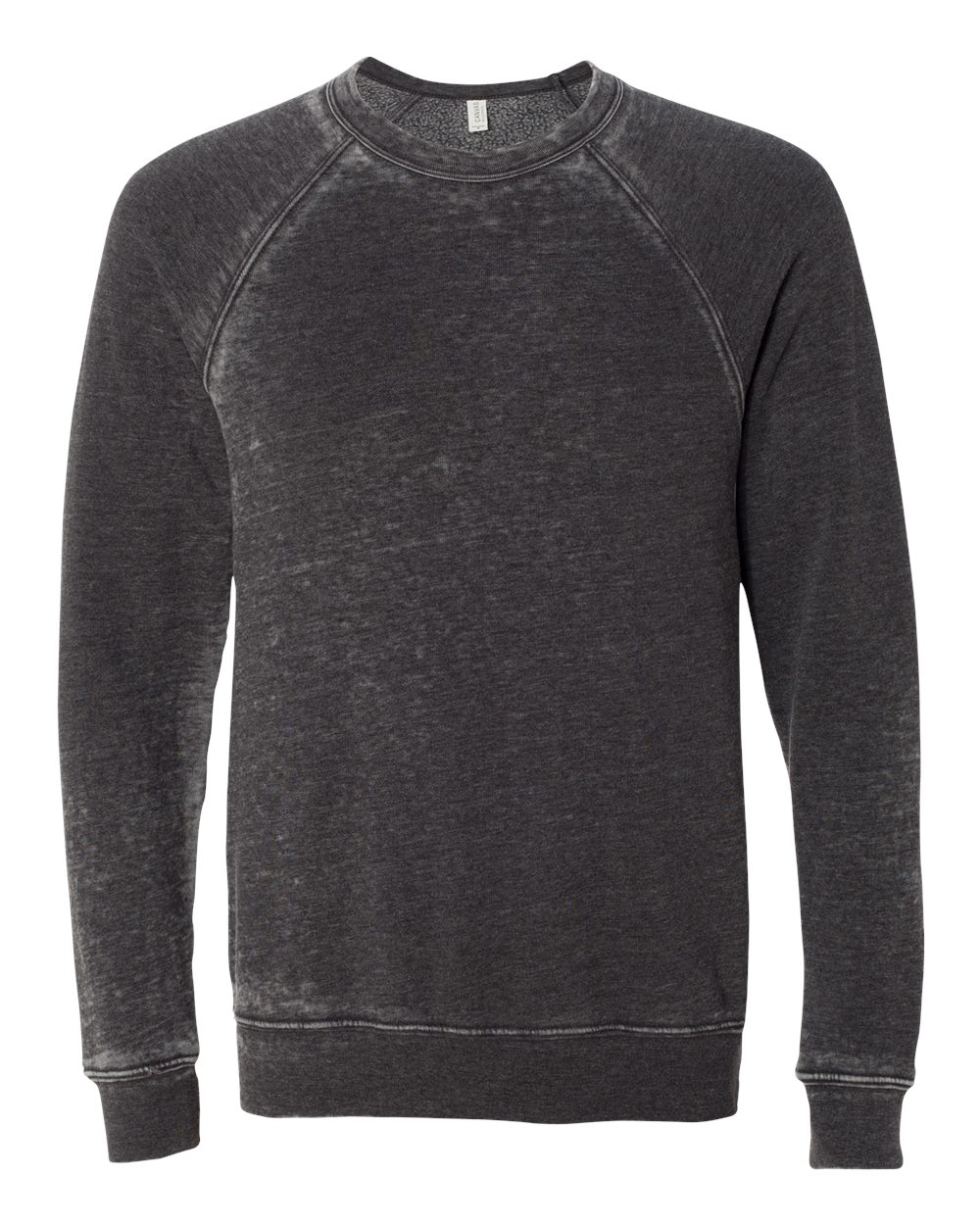 BELLA + CANVAS 3901, Fleece - Premium - Crew, Grey Acid Wash
