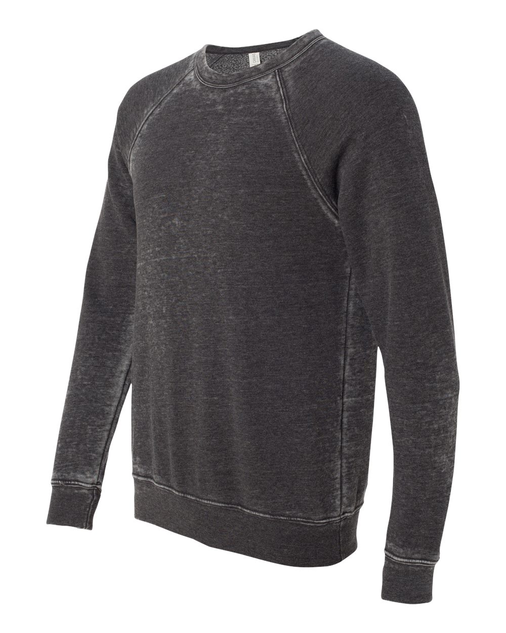 BELLA + CANVAS 3901, Fleece - Premium - Crew, Grey Acid Wash