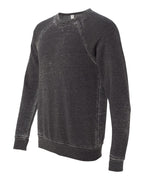 BELLA + CANVAS 3901, Fleece - Premium - Crew, Grey Acid Wash